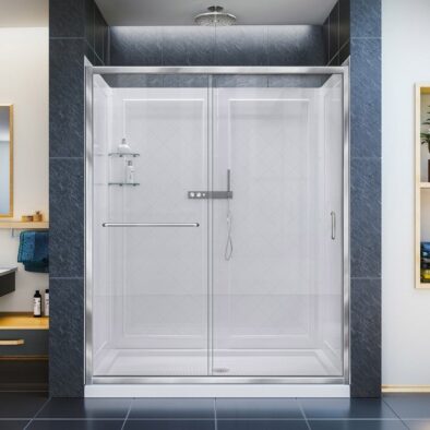 Infinity Z Shower Door 60 Chrome QWall.jpg